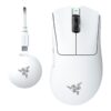 Razer DeathAdder V4 Pro - Mus - ergonomisk - højrehåndet - optisk - 6 knapper - trådløs, kablet - USB - hvid