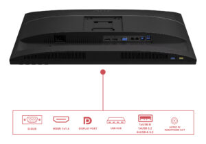 AOC X24E4U - E4 Series - LED-skærm - 24"" - 1920 x 1200 WUXGA @ 100 Hz - IPS - 1500:1 - 4 ms - HDMI, VGA, DisplayPort - højtalere - sort - Billede 5
