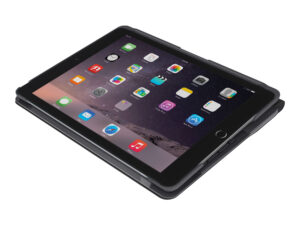 Logitech Slim Folio - Tastatur og folio-kasse - trådløs - Bluetooth - AZERTY - fransk - sort