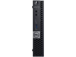 Dell OptiPlex 7070 - Tiny Core i5 - 9500T / op til 3.7 GHz - RAM 8 GB - SSD 512 GB - NVMe - UHD Graphics 630 - Gigabit Ethernet - Win 11 Pro - skærm: ingen - sort - Preowned Grade A - Billede 2