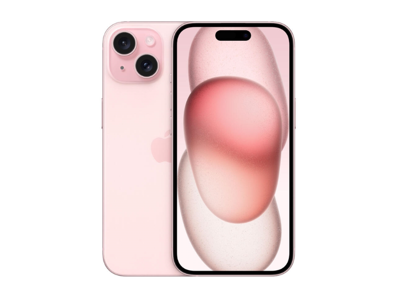 Apple iPhone 15 - 5G smartphone - dual-SIM / Intern hukommelse 128 GB - OLED-skærm - 6.1"" - 2556 x 1179 pixels - 2x bagkameraer 48 MP, 12 MP - front camera 12 MP - pink - Preowned Grade B