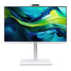 Acer Aspire C 24 C24A-GRPL - Alt-i-én Core 5 120U / op til 5 GHz - RAM 16 GB - SSD 512 GB - Intel Graphics - Gigabit Ethernet, IEEE 802.11ax (Wi-Fi 6), Bluetooth - Win 11 Home - skærm: LED 23.8"" 1920 x 1080 (Full HD) @ 120 Hz - hvid