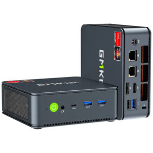 GMKtec M6 Ultra&nbsp- Lille AMD Ryzen 5 - 7640HS&nbsp/ Op til 5.0 GHz - RAM 16 GB - SSD 512 GB - AMD&nbspRadeon 760M - HDMI, DisplayPort, USB4 - WiFI 6e, Bluetooth 5.2 - Win 11 Pro - skærm: ingen - tastatur: ingen - Billede 2