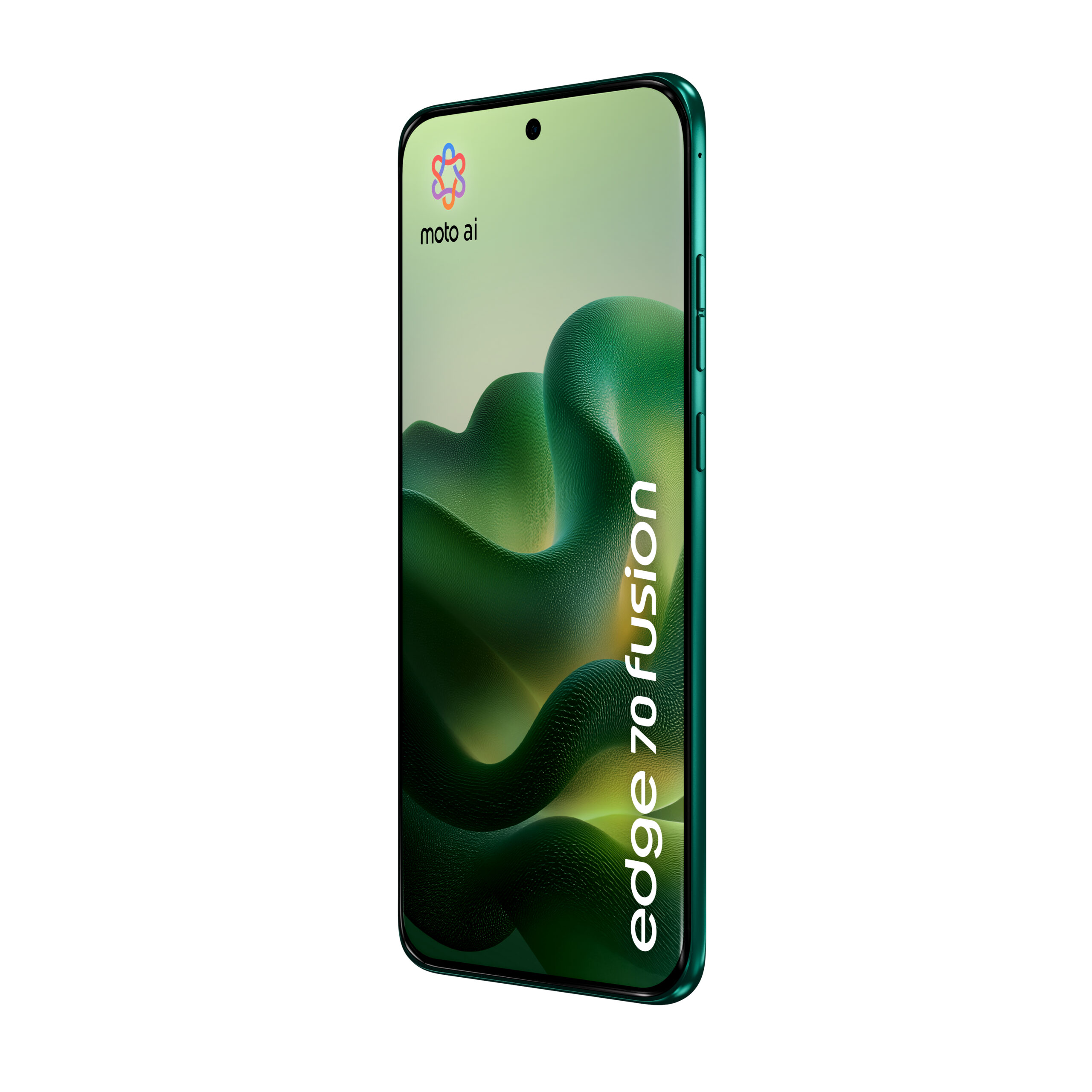 Motorola Edge 70 Fusion - 5G smartphone - dual-SIM - RAM 8 GB / Intern hukommelse 256 GB - OLED display - 6.78"" - 2772 x 1272 pixels (144 Hz) - 3x bagkamera 50 MP, 13 MP - front camera 32 MP - pantone sportsgrøn - Billede 5
