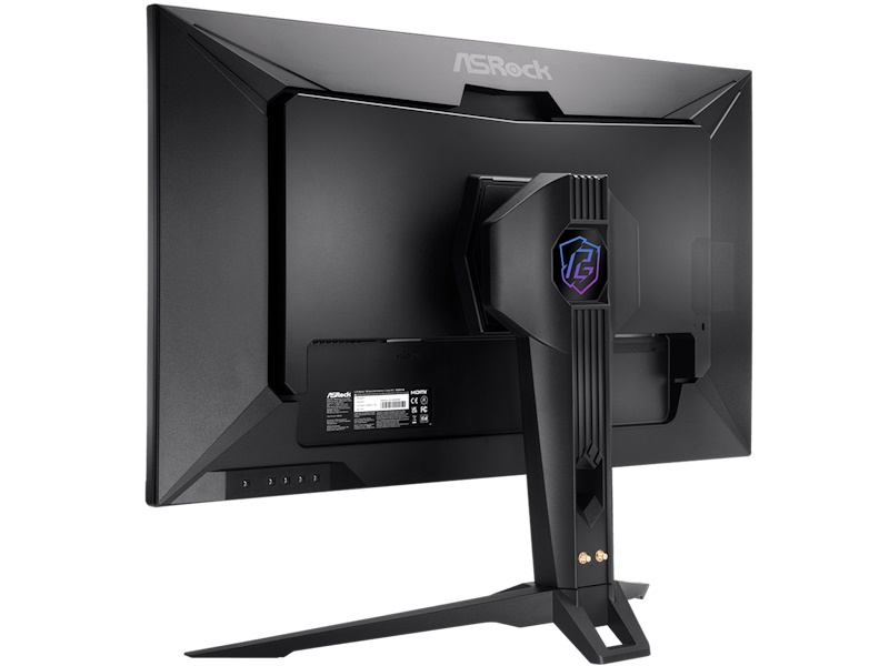 Asrock PG32QFT - LED-skærm - gaming - 32"" - 2560 x 1440 QHD @ 180 Hz - IPS - 400 cd/m² - 1000:1 - HDR400 - 1 ms - HDMI, DisplayPort - sort - Billede 2