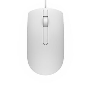 DELL MS116 mus Ambidextrous USB Type-A Optisk 1000 dpi Wired Mouse - MS116 - White - Billede 3