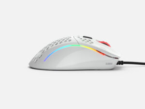 Glorious Gaming Model D-. Formfaktor: Højre hånd. Bevægelsesdetekteringsteknologi: Optisk, Enhedsgrænseflade: USB Type-A, Bevægelsesopløsning: 12000 dpi, Responstid: 1 ms, Knapper type: Trykte knapper, Antal knapper: 6, Rulle type: Hjul, Acceleration (maks.): 50 G. Strømkilde: Kabel. Produktfarve: Hvid - Billede 3