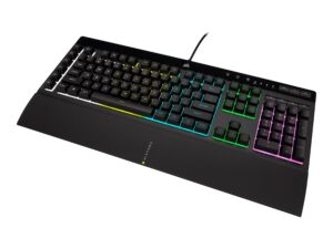 CORSAIR Gaming K55 RGB PRO - Tastatur - bagbelyst - USB - Nordisk - sort