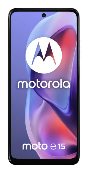 Motorola Moto E15 - 4G smartphone - dual-SIM - RAM 2 GB / Intern hukommelse 64 GB - microSD slot - LCD-skærm - 6.67"" - 1604 x 720 pixels (90 Hz) - rear camera 32 MP - front camera 8 MP - frisk lavendel - Billede 3