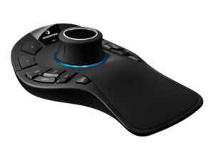 3Dconnexion SpaceMouse Pro Wireless - Bluetooth Edition - 3D-mus - ergonomisk - 15 knapper - trådløs - Bluetooth, 2.4 GHz, USB-C - trådløs modtager (USB)