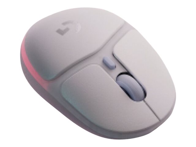 Logitech G G705 - Mus - små hænder - 6 knapper - trådløs - Bluetooth - USB Logitech LIGHTSPEED-modtager - hvid - Billede 3