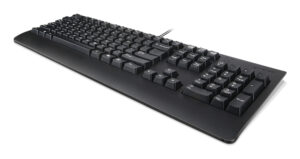 Lenovo Preferred Pro II - Tastatur - full size - USB - QWERTY - Nordisk - sort - brun kasse
