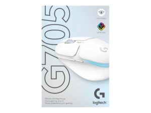 Logitech G G705 - Mus - små hænder - 6 knapper - trådløs - Bluetooth - USB Logitech LIGHTSPEED-modtager - hvid - Billede 5