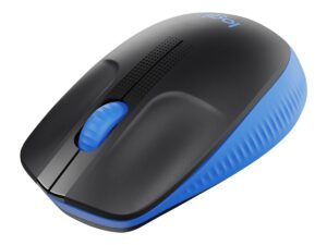 Logitech M190 - Mus - optisk - 3 knapper - trådløs - trådløs modtager (USB) - blå - Billede 2