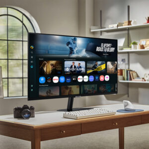 Samsung S32FM700UU - M70F Series - LED-skærm - Smart - 32"" - 3840 x 2160 4K UHD (2160p) @ 60 Hz - VA - 300 cd/m² - 3000:1 - HDR10 - 4 ms - 2xHDMI, USB-C - højtalere - sort - Billede 4