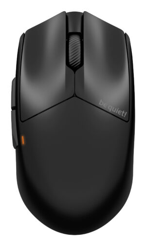 be quiet! Dark Perk Sym&nbsp- Mus - gaming - optisk -&nbsp trådløs, kablet - 2.4 GHz, USB - sort - Billede 2