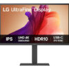 LG UltraFine 27U730A&nbsp- 27"" - IPS - 3840 x 2160 4K UHD (2160p) @ 60 Hz - 300 cd/m² - 1000:1 - 5ms&nbsp- HDMI, DisplayPort - højtalere