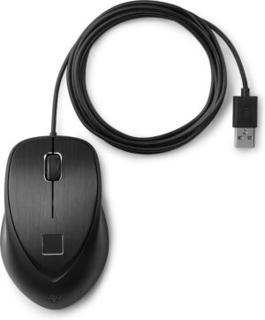 HP Fingerprint - Mus - laser - 3 knapper - kablet - USB - for EliteBook 830 G6 ProBook 455r G6, 635, 640 G5, 650 G5 ZBook 14u G6, 15 G6, 15u G6, 17 G6