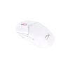 HyperX Pulsefire Haste 2 - Mus - optisk - 6 knapper - trådløs, kablet - 2.4 GHz, Bluetooth 5.0 - trådløs modtager (USB) - hvid