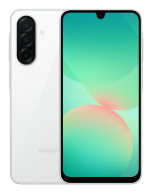 Samsung Galaxy A26 5G, 17 cm (6.7"), 6 GB, 128 GB, 50 MP, Android 15, Hvid