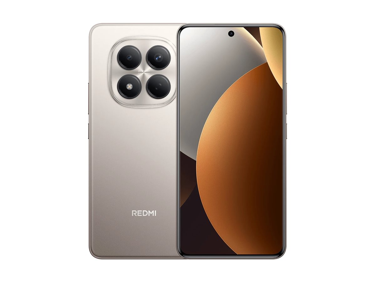 Xiaomi Redmi Note 15 Pro - 4G smartphone - dual-SIM - RAM 8 GB / Intern hukommelse 256 GB - microSD slot - OLED display - 6.77"" - 2392 x 1080 pixels (120 Hz) - 2x bagkameraer 200 MP, 8 MP - front camera 32 MP - titaniumfarve