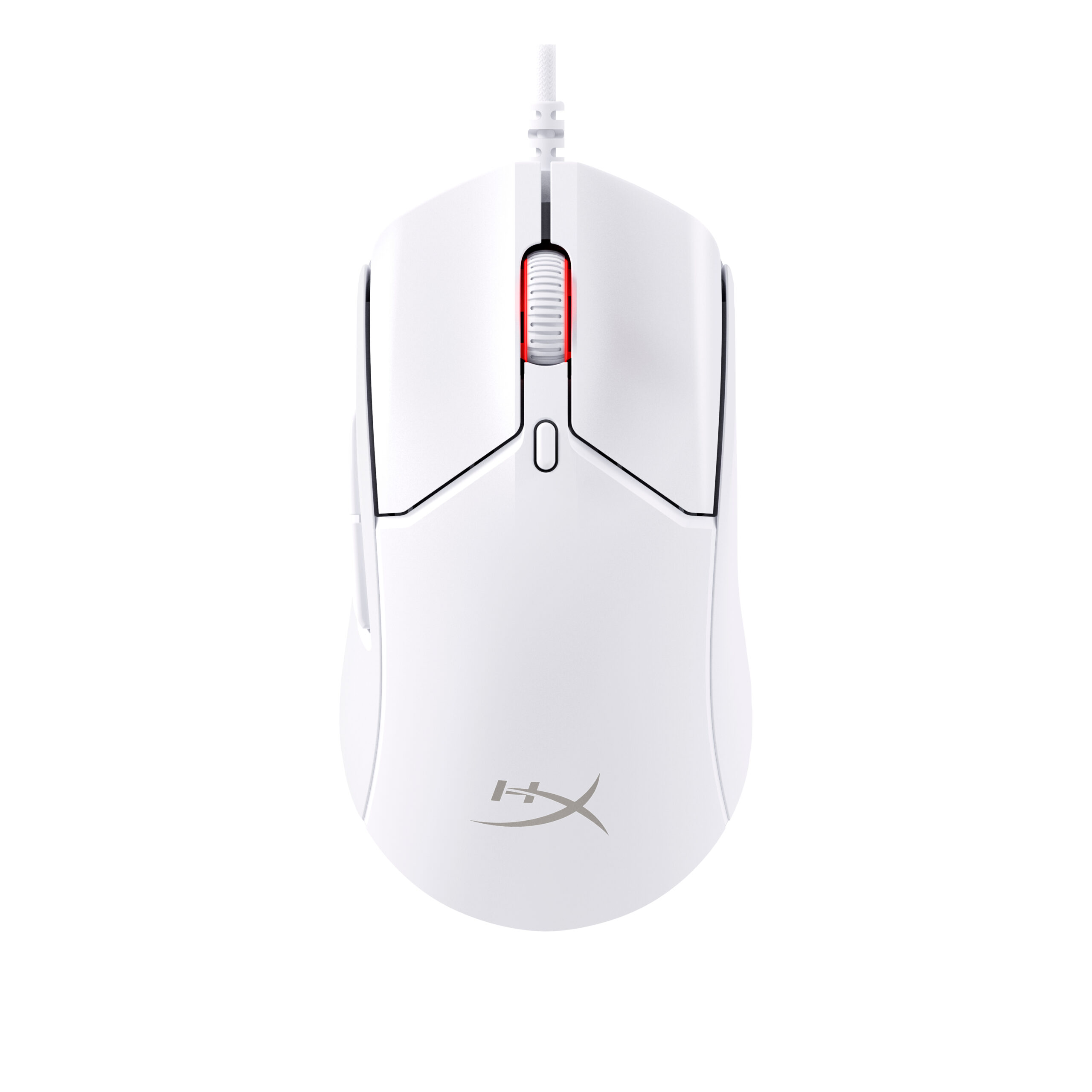 HyperX Pulsefire Haste 2 - Mus - optisk - 6 knapper - kablet - hvid