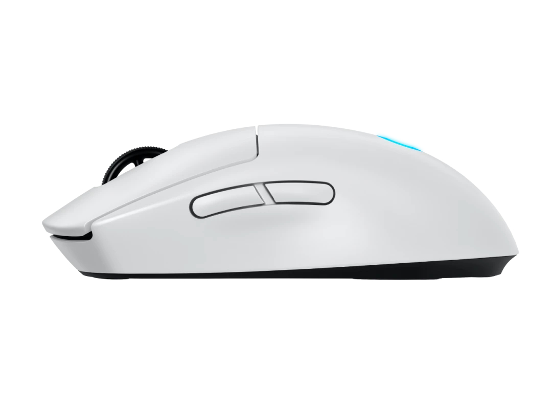 Logitech G PRO 2 - Mus - gaming - højre- og venstrehåndet - optisk - 8 knapper - trådløs, kablet - 2.4 GHz, USB - USB Logitech LIGHTSPEED-modtager - hvid - Billede 3