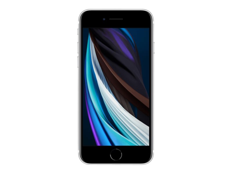 Apple iPhone SE (2. generation) - 4G smartphone - dual-SIM / Intern hukommelse 64 GB - LCD-skærm - 4.7"" - 1334 x 750 pixels - rear camera 12 MP - front camera 7 MP - hvid - Preowned Grade C