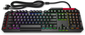 OMEN by HP Sequencer - Tastatur - bagbelyst - USB - Pan Nordic - tastkontakt: blå kontakt