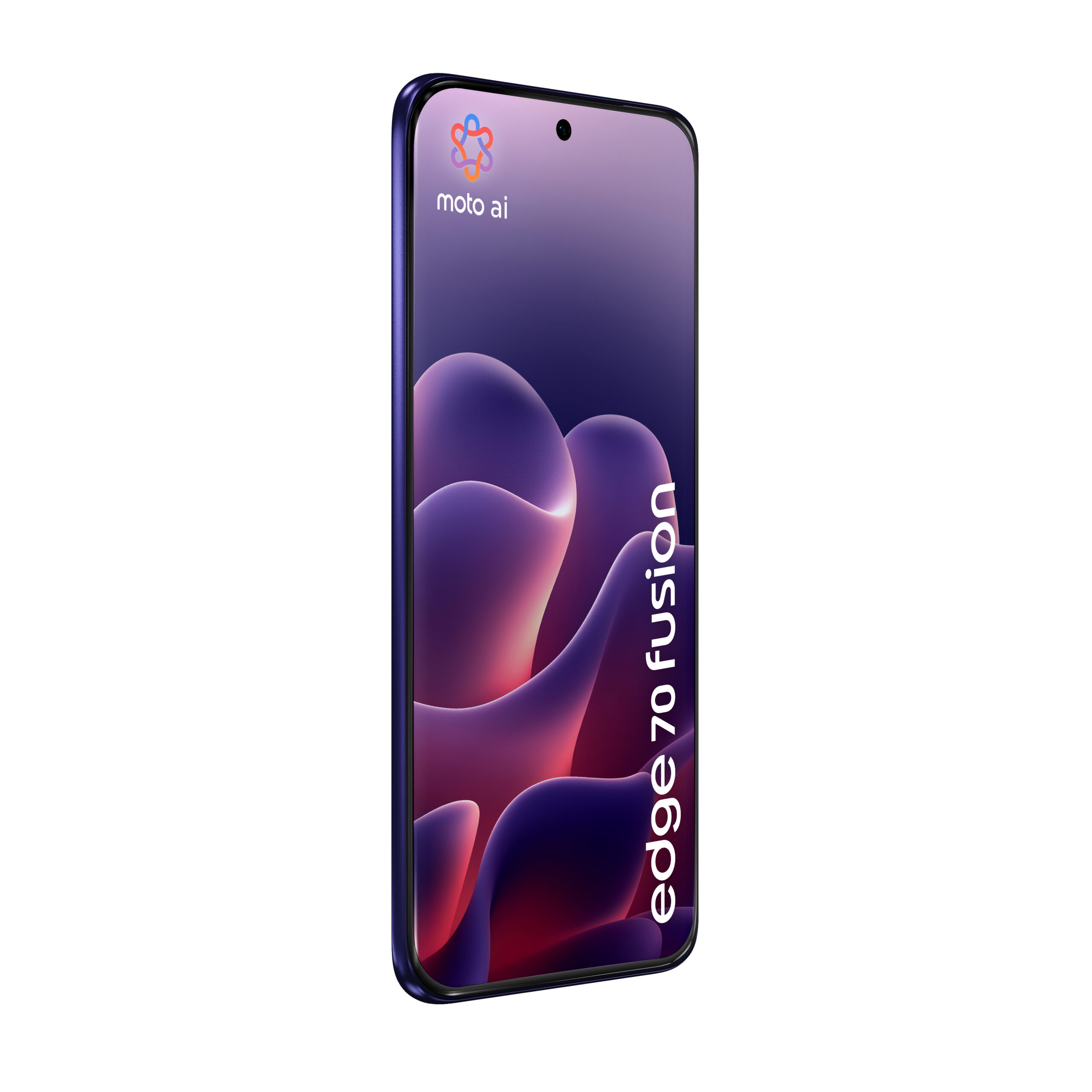 Motorola Edge 70 Fusion - 5G smartphone - dual-SIM - RAM 8 GB / Intern hukommelse 256 GB - OLED display - 6.78"" - 2772 x 1272 pixels (144 Hz) - 3x bagkamera 50 MP, 13 MP - front camera 32 MP - pantone orient blå - Billede 4