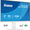 iiyama ProLite XB2797QSNP-W1 - LCD-skærm - 27"" - 2560 x 1440 QHD @ 75 Hz - IPS - 350 cd/m² - 1000:1 - 1 ms - HDMI, DisplayPort, USB-C - højtalere - hvid, mat