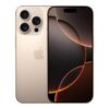 Apple iPhone 16 Pro - 5G smartphone - dual-SIM / Intern hukommelse 128 GB - OLED-skærm - 6.3"" - 2622 x 1206 pixels (120 Hz) - 3x bagkamera 48 MP, 48 MP, 12 MP - front camera 12 MP - ørken titanium - Preowned Grade C