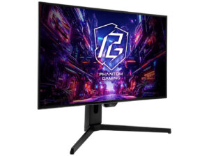 ASRock Phantom Gaming PGO27QFS - OLED-monitor - gaming - 27"" - 2560 x 1440 QHD @ 240 Hz - 1300 cd/m² - 1500000:1 - DisplayHDR 400 True Black - 0.03 ms - 2xHDMI, 2xDisplayPort, USB-C - højtalere - Billede 2
