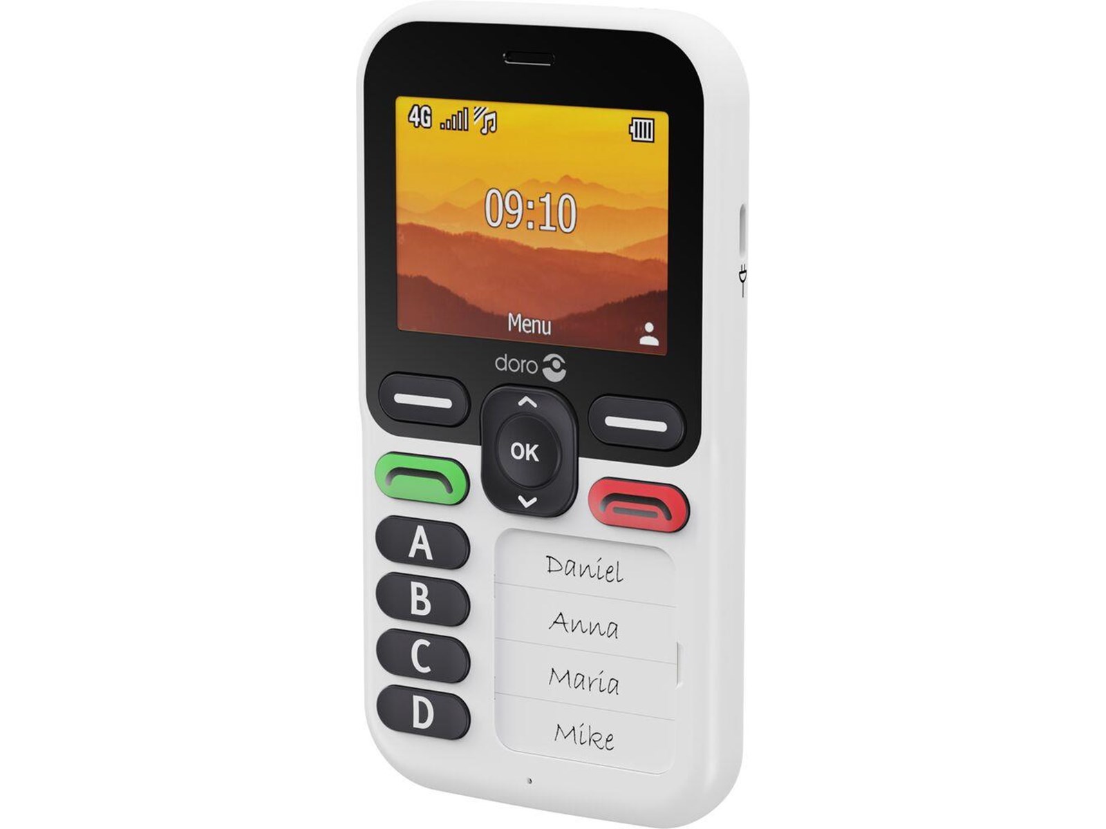 Doro Leva X10 4G - White - Billede 4