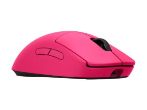 Logitech G PRO 2 - Mus - gaming - højre- og venstrehåndet - optisk - 8 knapper - trådløs, kablet - USB, 2.4 GHz - USB Logitech LIGHTSPEED-modtager - pink - Billede 2