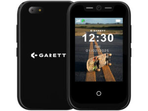 Garett OneKid - 4G smartphone - nano-SIM - RAM 48 MB / Intern hukommelse 16 GB - IPS-skærm - 2.8"" - 240 x 240 pixels - rear camera 0.3 MP - front camera 0.3 MP - sort