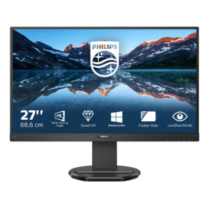 Philips B Line 276B9 - LED-skærm - 27"" - 2560 x 1440 QHD @ 75 Hz - IPS - 350 cd/m² - 1000:1 - 4 ms - HDMI, DisplayPort, USB-C - højtalere - sort struktur