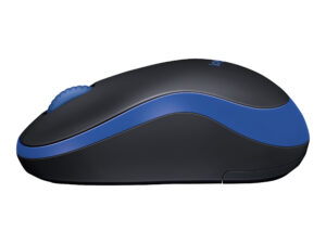 Logitech M185 - Mus - optisk - trådløs - 2.4 GHz - trådløs modtager (USB) - blå - Billede 5