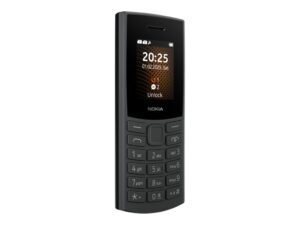 Nokia 105 4G 2nd Edition - 4G funktionstelefon - dual-SIM - RAM 128 MB / Intern hukommelse 48 MB - microSD slot - brunsort