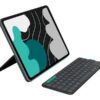 Logitech Flip Folio - Tastatur og folio-kasse - full size - trådløs - Bluetooth 5.1 LE - QWERTY - nordisk (dansk/finsk/norsk/svensk) - grafit - for Apple 13-inch iPad Air (M2, M3) 13-inch iPad Pro (M4, M5)