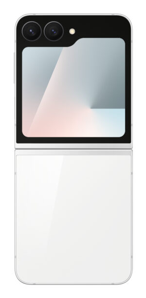 Samsung Galaxy Z Flip7 FE - 5G smartphone - dual-SIM - RAM 8 GB / Intern hukommelse 128 GB - OLED display - 6.7"" - 2640 x 1080 pixels (120 Hz) - 2x bagkameraer 50 MP, 12 MP - front camera 10 MP - hvid - Billede 5