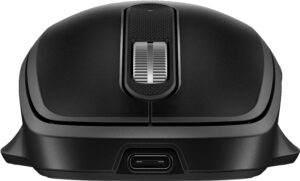 HP 515 - Mus - full size, ultrahurtigt genopladeligt - 5 knapper - trådløs - 2.4 GHz - trådløs modtager (USB) - sort