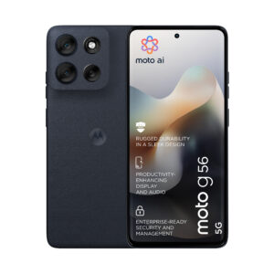 Motorola Moto G56 - 5G smartphone - dual-SIM - RAM 8 GB / Intern hukommelse 256 GB - microSD slot - LCD-skærm - 6.72"" - 2400 x 1080 pixels - (120 Hz) - 2x bagkameraer 50 MP, 8 MP - front camera 32 MP - pantone sort østers