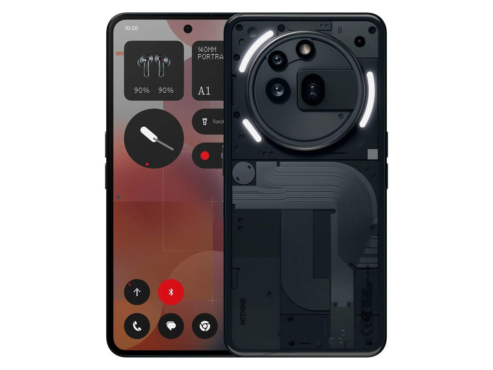 Nothing Phone (3a) Pro 256GB/12GB - Sort