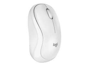 Logitech M240 Silent - Mus - højre- og venstrehåndet - optisk - 3 knapper - trådløs - Bluetooth - off-white