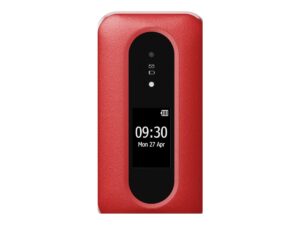 DORO Leva L30 - 4G funktionstelefon - RAM 64 MB / Intern hukommelse 128 MB - microSD slot - LCD display (TFT) - 320 x 240 pixels (60 Hz) - rear camera 2 MP - rød/hvid