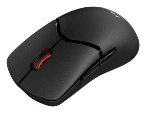 HyperX Pulsefire Saga Pro - Mus - gaming - optisk - 6 knapper - trådløs, kablet - USB, 2.4 GHz - sort - Billede 3