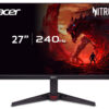 Acer Nitro VG270 W3bmiipx - LED-skærm - gaming - 27"" - 1920 x 1080 Full HD (1080p) @ 240 Hz - IPS - 250 cd/m² - 1000:1 - 0.5 ms - 2xHDMI, DisplayPort - højtalere - sort
