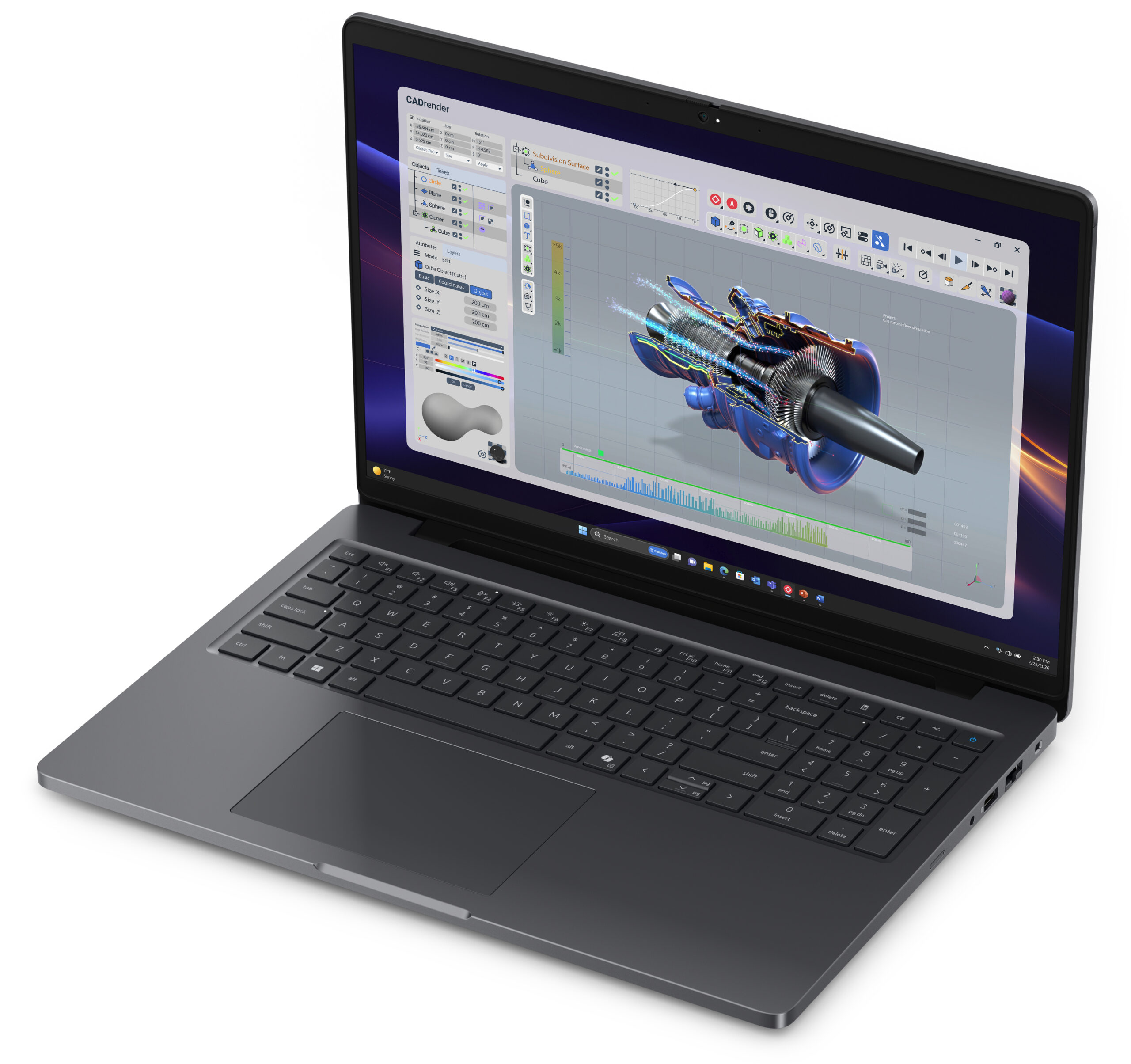 DELL Pro Precision 5 16 PW516261 Copilot+ PC Intel Core Ultra 9 386H Laptop 40,6 cm (16") Full HD+ 64 GB LPDDR5x-SDRAM 1 TB SSD NVIDIA RTX PRO 2000 Blackwell Wi-Fi 7 (802.11be) Windows 11 Pro Sort Nordisk - Billede 3