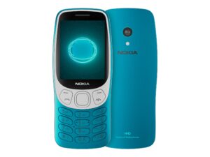 Nokia 3210 - 4G funktionstelefon - dual-SIM - RAM 64 MB / Intern hukommelse 128 MB - microSD slot - rear camera 2 MP - dykkerblå